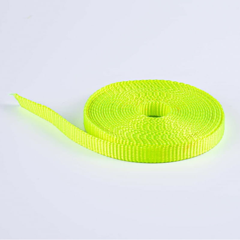 1.5cm Polyester Pet Training Leash Cum duplici postesque Lockstitch Webbing